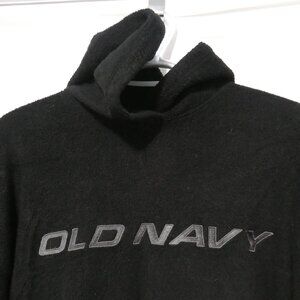 OLD NAVY | large | Black Old Navy Fleece Pullover Hoodie | Kangaroo Pocket